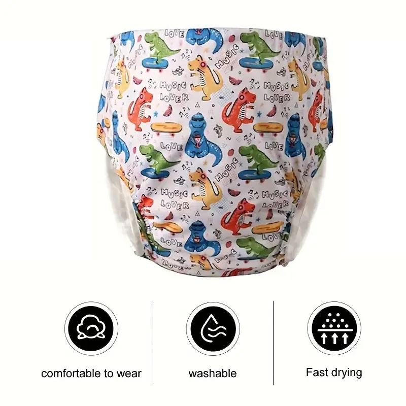 Waterproof Nappy Cover Dinasaurs