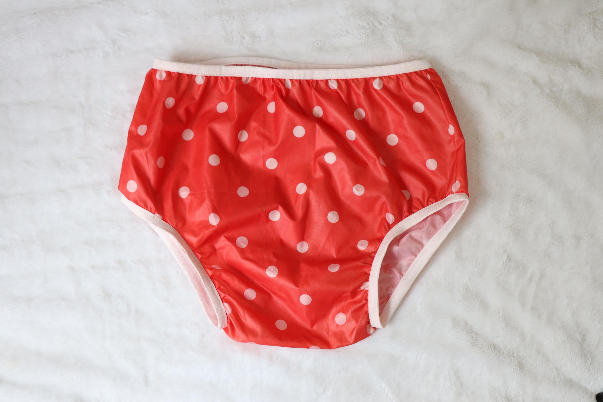 Waterproof Pants - Red Polkadot