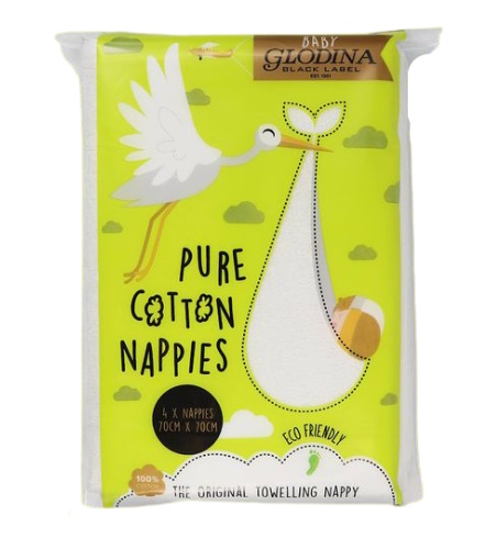 Glodina Nappies 70x70cm 4 Pack