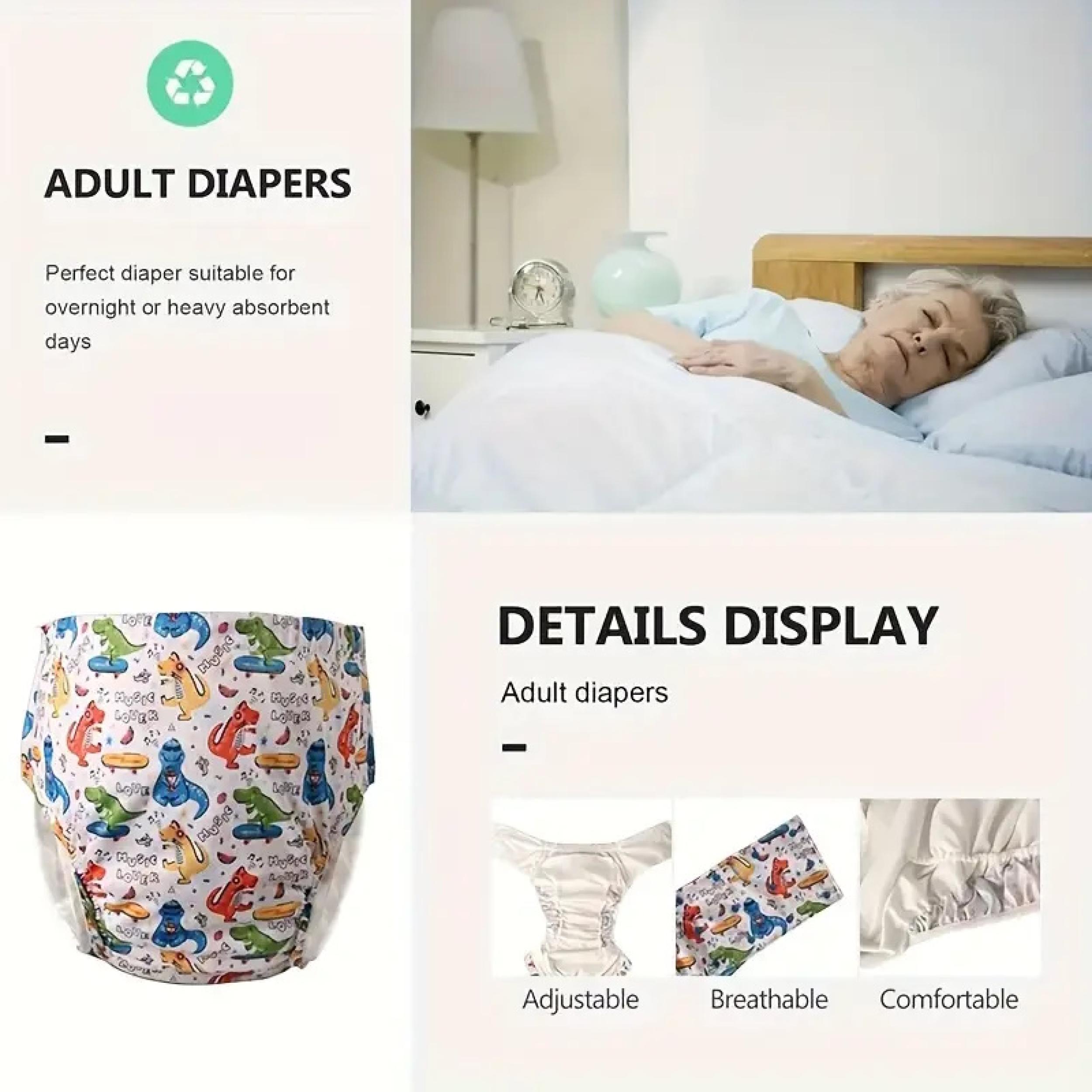 Waterproof Nappy Cover Dinasaurs